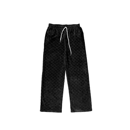 Pantalones Anchos Estilo Hong Kong con Diseño Vintage Desgastado para Hombre - Image 2