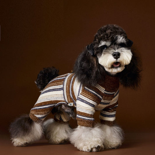 Suéter Térmico de Rayas para Perros Pequeños - Schnauzer, Bichón y Maltés - Image 2