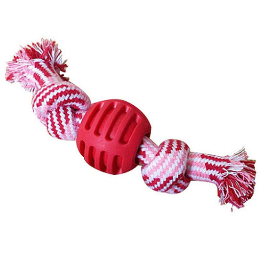 Juguete para Perro de Cuerda Algodón con Pelota Doble Nudo - Limpieza Dental - Image 2
