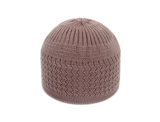 Abrigo Tejido Jacquard Onda Invierno - Calidez Neutra con Punta Reforzada - Image 2