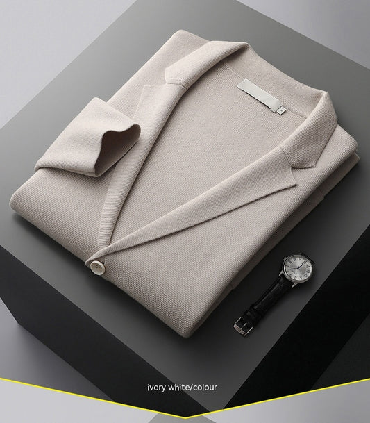 Saco Cardigan de Lana Tejida para Hombre - Elegante, Casual y Profesional - Image 2
