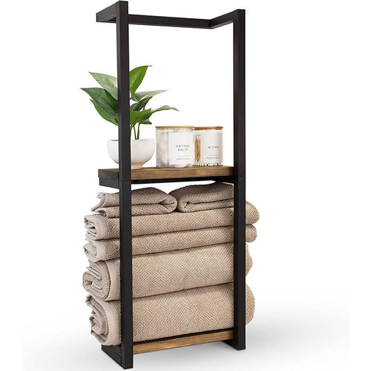 Toallero de Pared de Hierro para Baño - Organizador de Toallas Resistente - Image 2