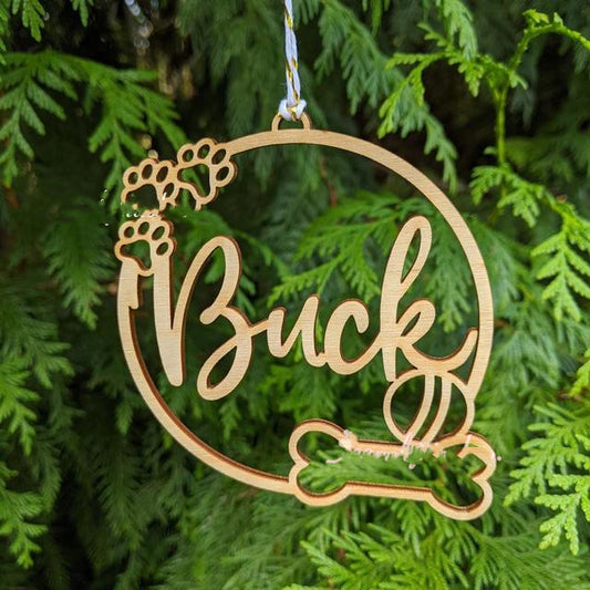 Adornos Navideños Personalizados con Etiqueta de Regalo - Image 2