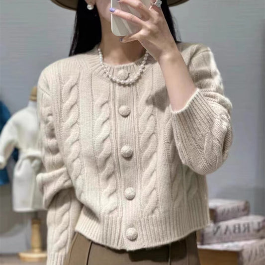 Cardigan de Lana Suave y Cómodo para Mujer - Cuello Redondo - Image 2