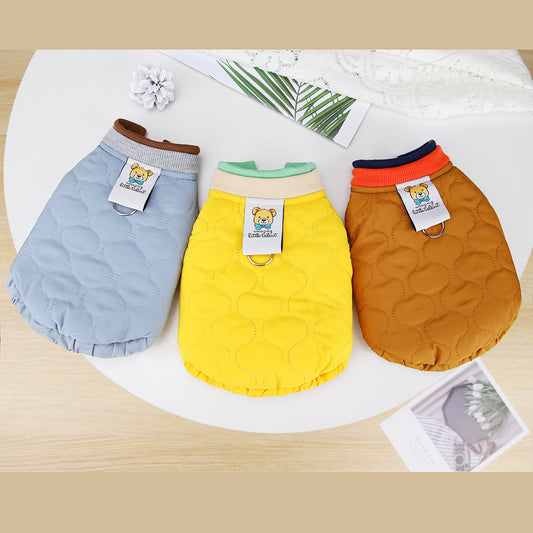 Chaleco de Terciopelo para Perros y Cachorros - Abrigo Cálido Otoño e Invierno - Image 2