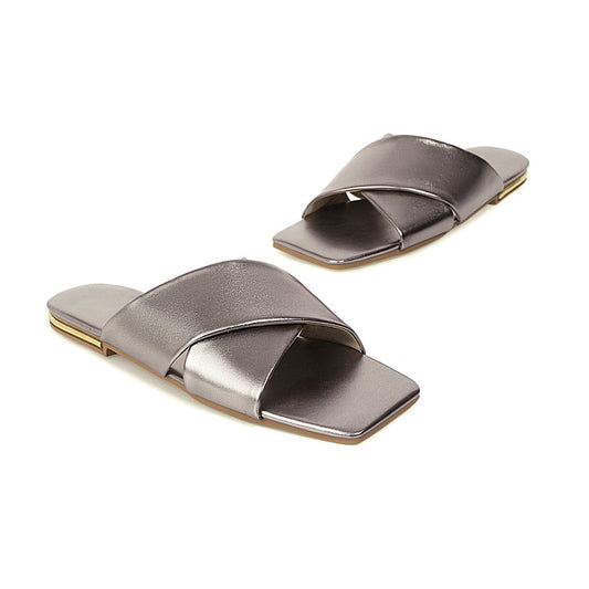 Sandalias Planas Cruzadas Cómodas para Mujer - Image 2