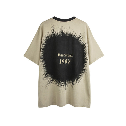 Playera de Contraste de Colores para Parejas - Diseño Moderno Unisex - Image 2