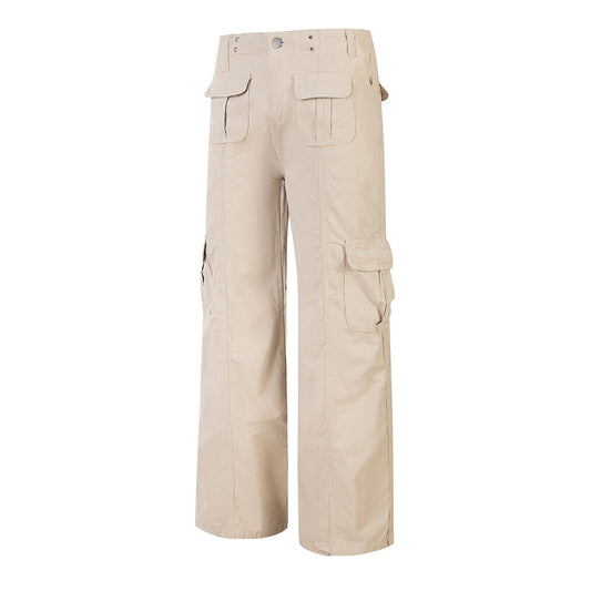 Pantalones de Trabajo Holgados con Múltiples Bolsillos para Hombre - Image 2