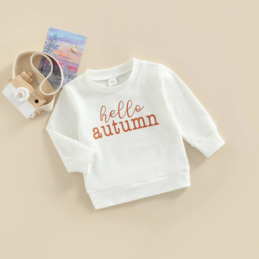 Conjunto Base de Suéter Estampado Alfabeto para Niña - Image 2
