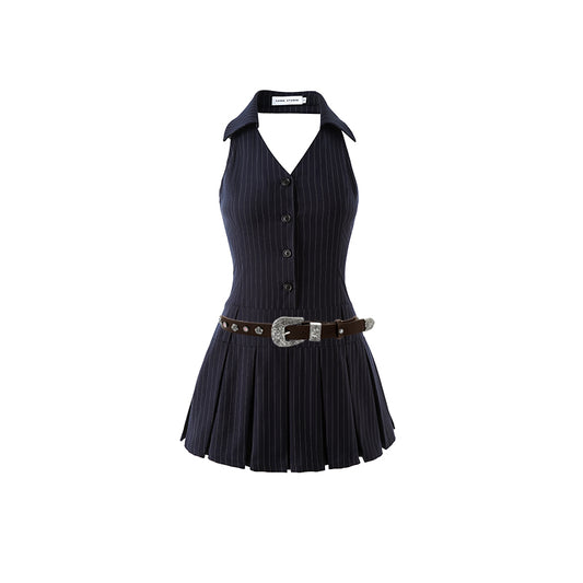 Vestido Kikyo Francés Hombro Descubierto Estilo Atrevido - Image 2