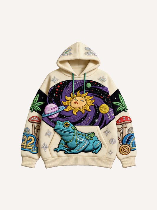 Sudadera Casual con Capucha y Diseño Estampado de Manga Larga para Hombre - Image 2