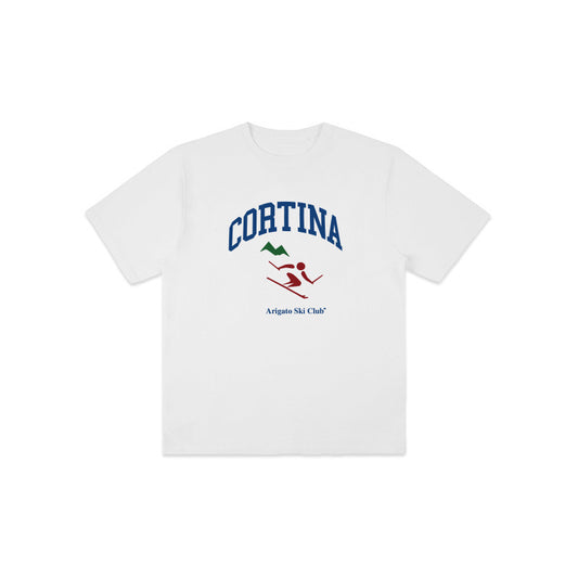 Playera Retro Deportiva Esquí Vintage con Estampado Clásico - Image 2