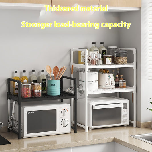 Organizador Microondas Doble Nivel con Estantería para Especias - Image 2