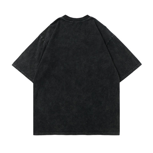 Camiseta Retro Americana de Cuello Redondo para Hombre - Image 2