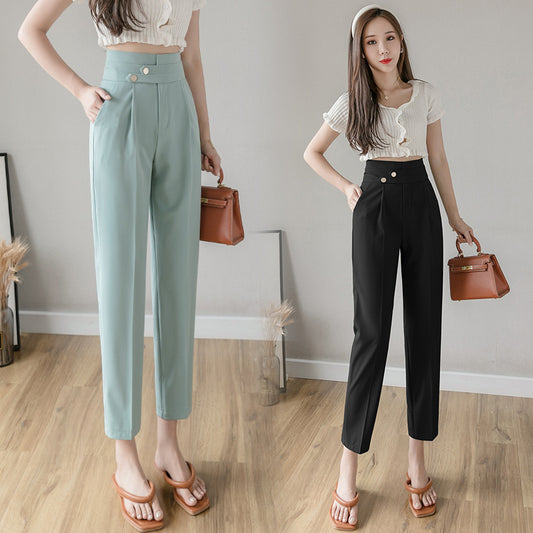 Pantalones Harem Rectos con Caída Elegante - Image 2