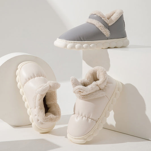 Pantuflas de Pareja Impermeables Antideslizantes de Algodón - Image 2