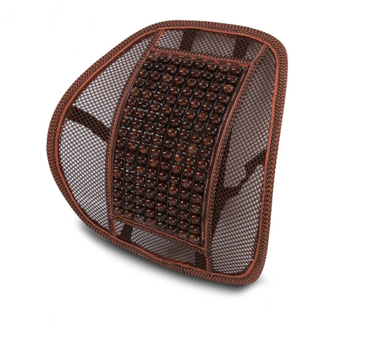 Cojín Lumbar Dual Uso Madera de Olivo Transpirable para Auto y Casa - Image 2