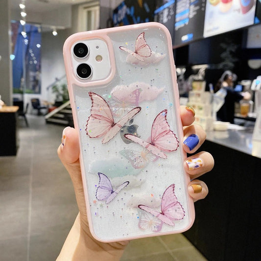 Funda Protectora con Mariposa de Epoxy y Brillo Hipoalergénica - Image 2
