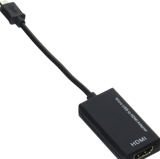 Adaptador DisplayPort a HDMI Micro USB - Convertidor Portátil 12cm - Image 2