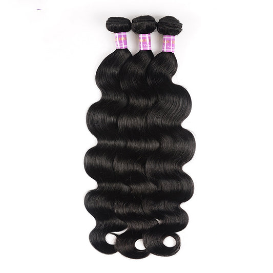 Peluca de Cabello Humano con Flequillo Cortina - Image 2