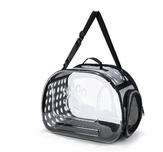 Mochila Escolar Transparente para Mascotas - Diseño Portátil para Gatos - Image 2