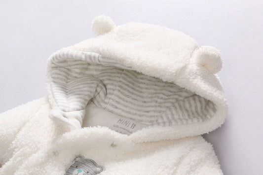 Pijama Térmico de Algodón para Bebé Recién Nacido - Enterizo Acolchado - Image 2