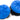 FPS Freek Edge for Playstation 4 (PS4) and Playstation 5 (PS5) | Performance Thumbsticks | 1 High-Rise Convex, 1 Low-Rise Convex | Blue - Tekeno