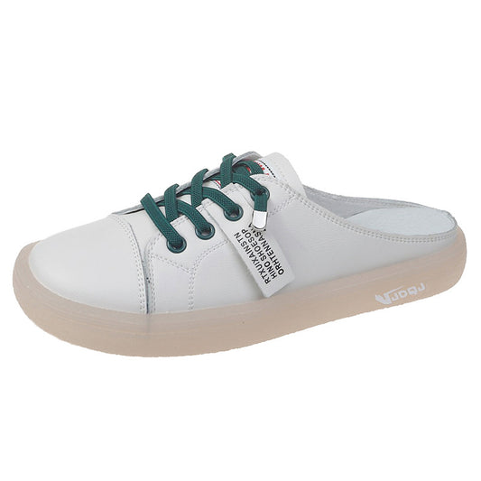 Zapatos Cómodos de Viscosa con Suela Doble - Diseño Minimalista Verde - Image 2