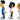 – 5-Pack of Real Madrid Stars (7Cm) – Courtois, Vinícius Jr, Camavinga, Modrić & Bellingham – Official Licensed Mini Soccer Figures for Fans & Collectors - Tekeno