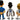– 5-Pack of Real Madrid Stars (7Cm) – Courtois, Vinícius Jr, Camavinga, Modrić & Bellingham – Official Licensed Mini Soccer Figures for Fans & Collectors - Tekeno
