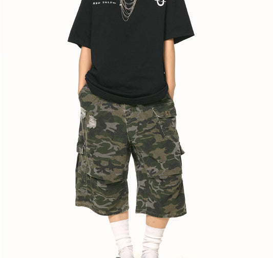 Pantalones Cortos de Trabajo Camuflaje Americano - Image 2
