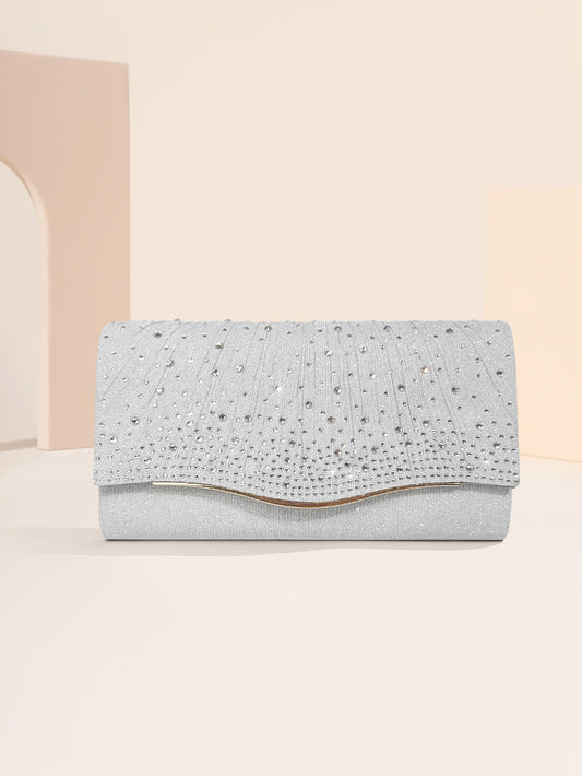 Cartera de Noche con Strass y Diamantes - Bolso Elegante para Fiesta y Gala - Image 2