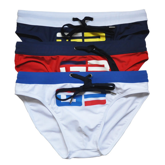 Bóxer de Baño Colorblock Estampado para Hombre - Image 2
