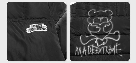 Chaqueta Acolchada para Hombre con Estampado Graffiti Bear - Algodón Premium - Image 2