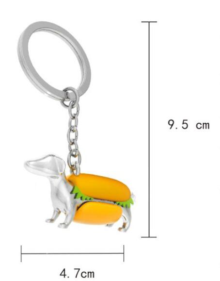 Llavero Perro Salchicha en Aleación - Accesorio Divertido y Funcional - Image 2