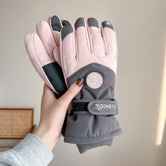 Guantes de Cuero para Esquí con Pantalla Táctil - Calidez y Tecnología para Hombre - Image 2