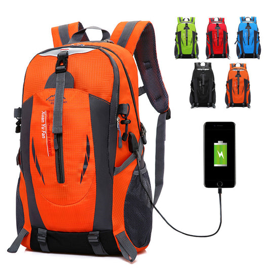 Mochila de Viaje Recargable de Doble Hombrera con Capacidad Grande para Montañismo y Aventura - Image 2