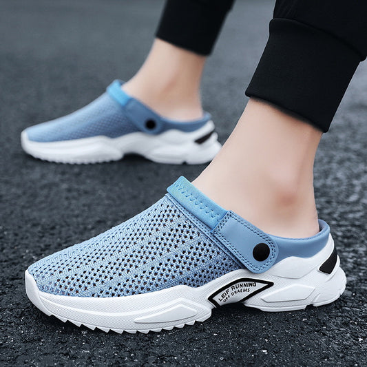Sandalias Playeras Hombre Tipo Crocs con Agujeros Transpirables - Image 2
