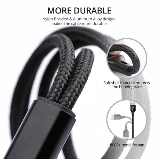Cable Triple USB-C de Carga Rápida - Image 2