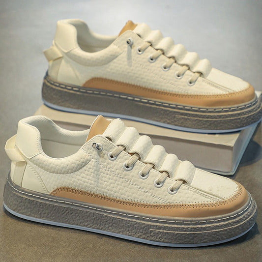 Tenis de Cuero para Skateboard con Plataforma - Estilo Casual Deportivo - Image 2