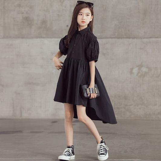 Vestido Camisero de Manga Corta para Verano - Diseño Clásico con Solapa - Image 2
