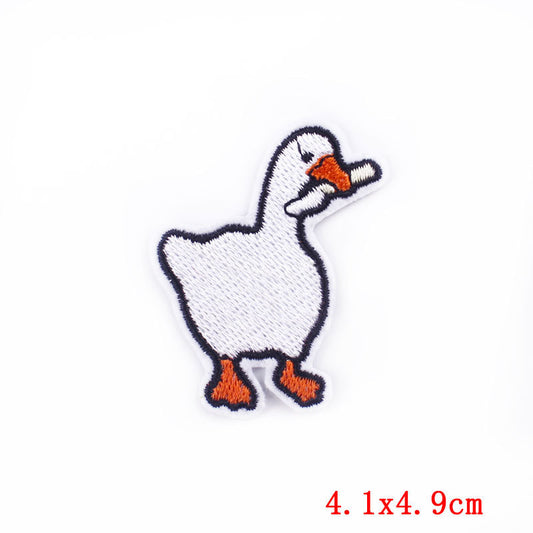 Parche Bordado Rana y Pato Cartoon - Image 2