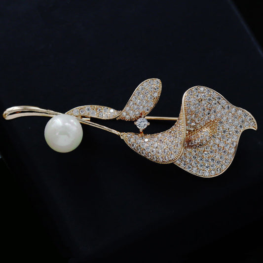 Broche Corsage de Perla para Chal y Bufanda - Image 2