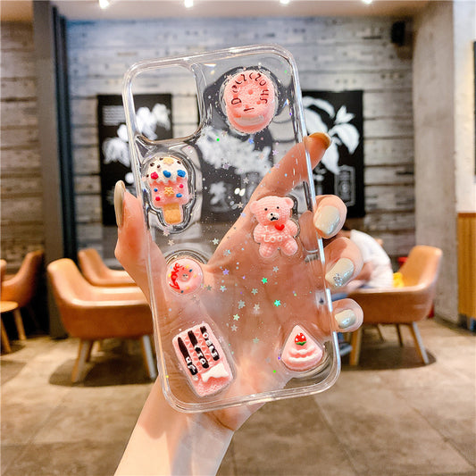Funda para Celular Espejo Epoxia Osito Galleta - Image 2
