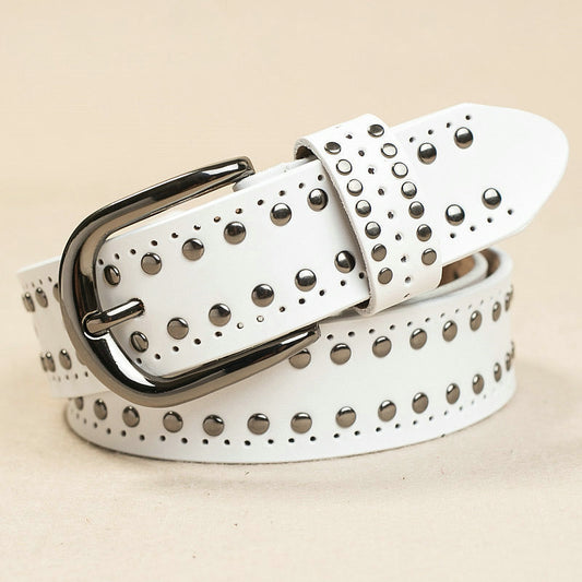 Cinturón Casual con Remaches - Estilo Personalidad Fashion - Image 2
