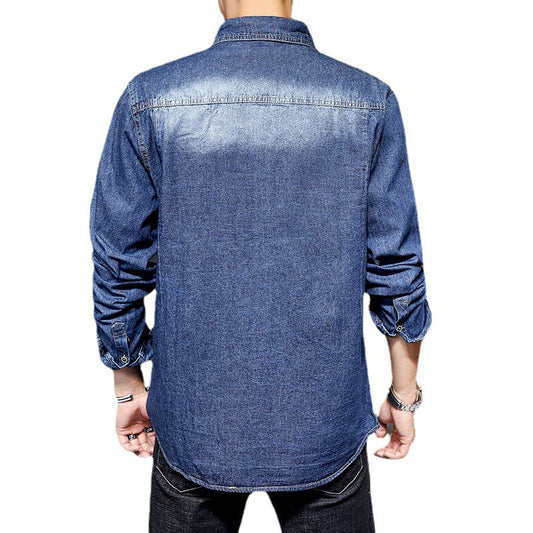 Chaqueta Denim Casual con Detalles de Herramientas - Estilo Moderno para Hombre - Image 2