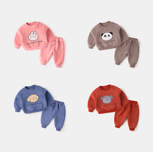 Conjunto de Pijama Térmico Infantil Otoño Invierno - Niños y Niñas - Image 2