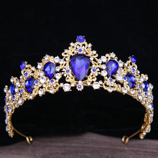 Corona Nupcial de Cristales Barrocos con Brillantes - Image 2