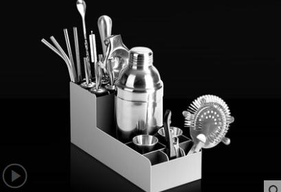 Set Profesional de Coctelería en Acero Inoxidable con Vaso Reforzado - Image 2