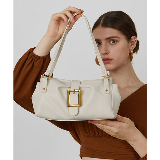 Bolso Tote Axilar de Cuero Genuino para Mujer - Image 2